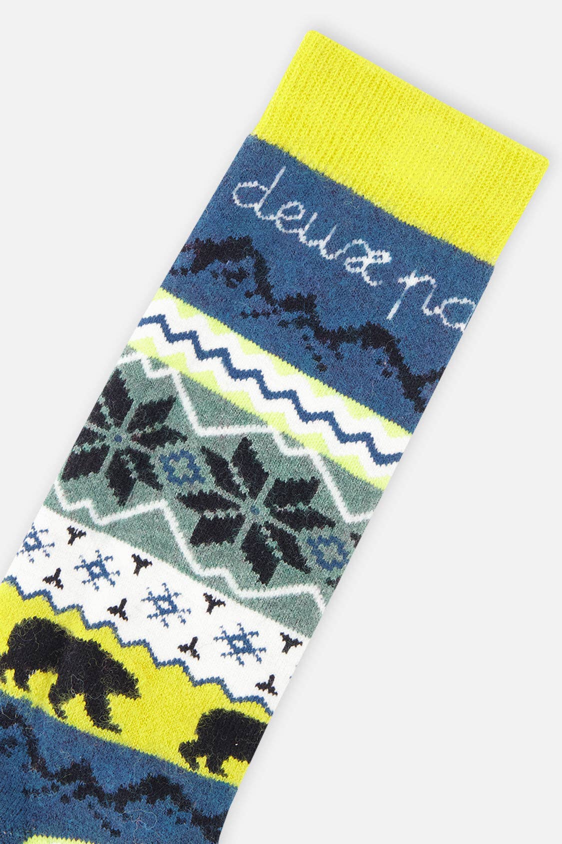 Ski Socks Navy Blue: 3/5