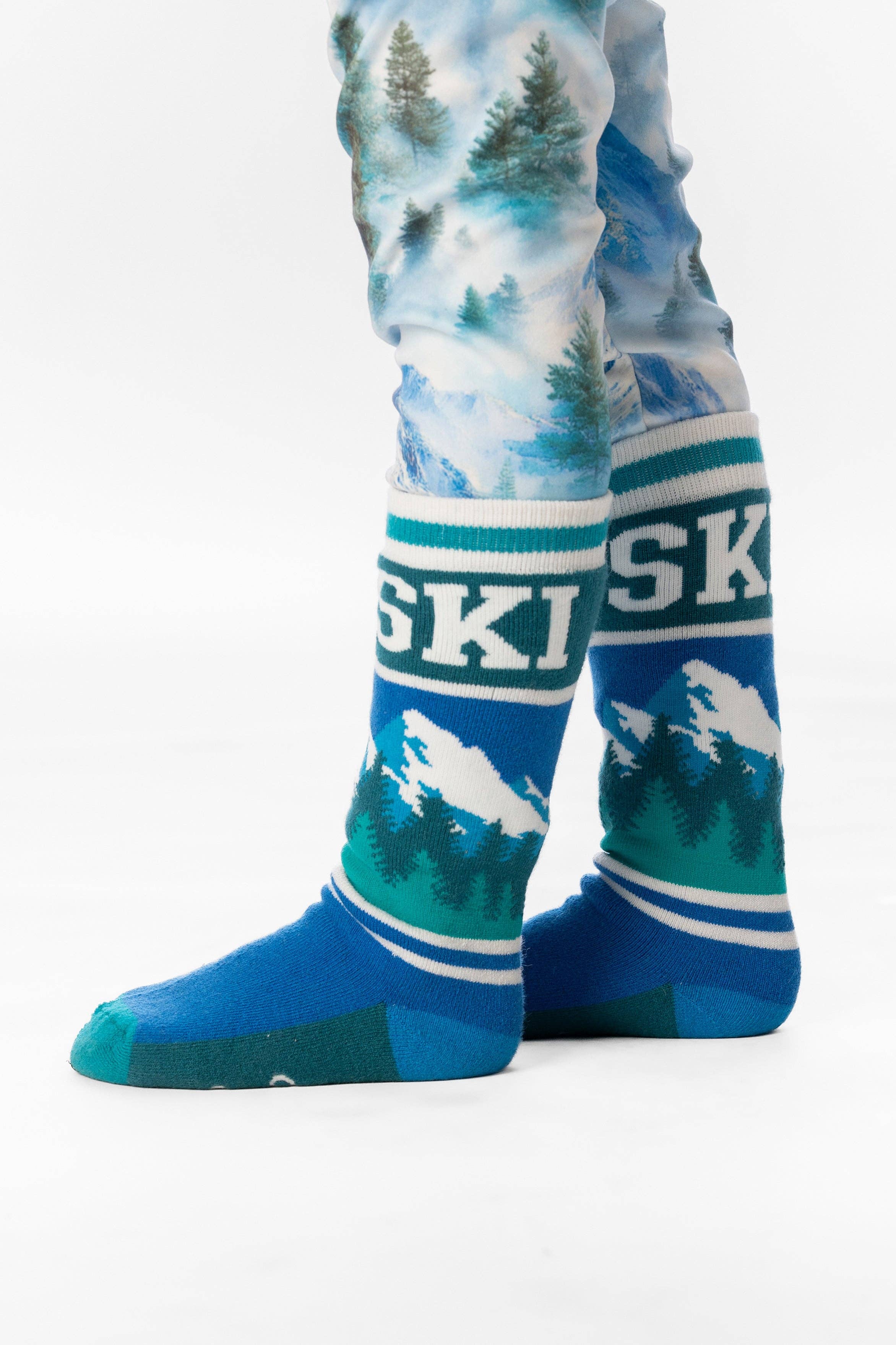 Ski Socks Dark Blue: 6/8