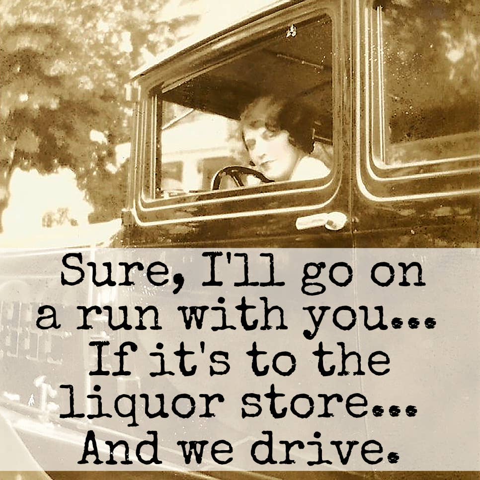 Fridge Magnet. Sure, I'll Go On A Run With You...