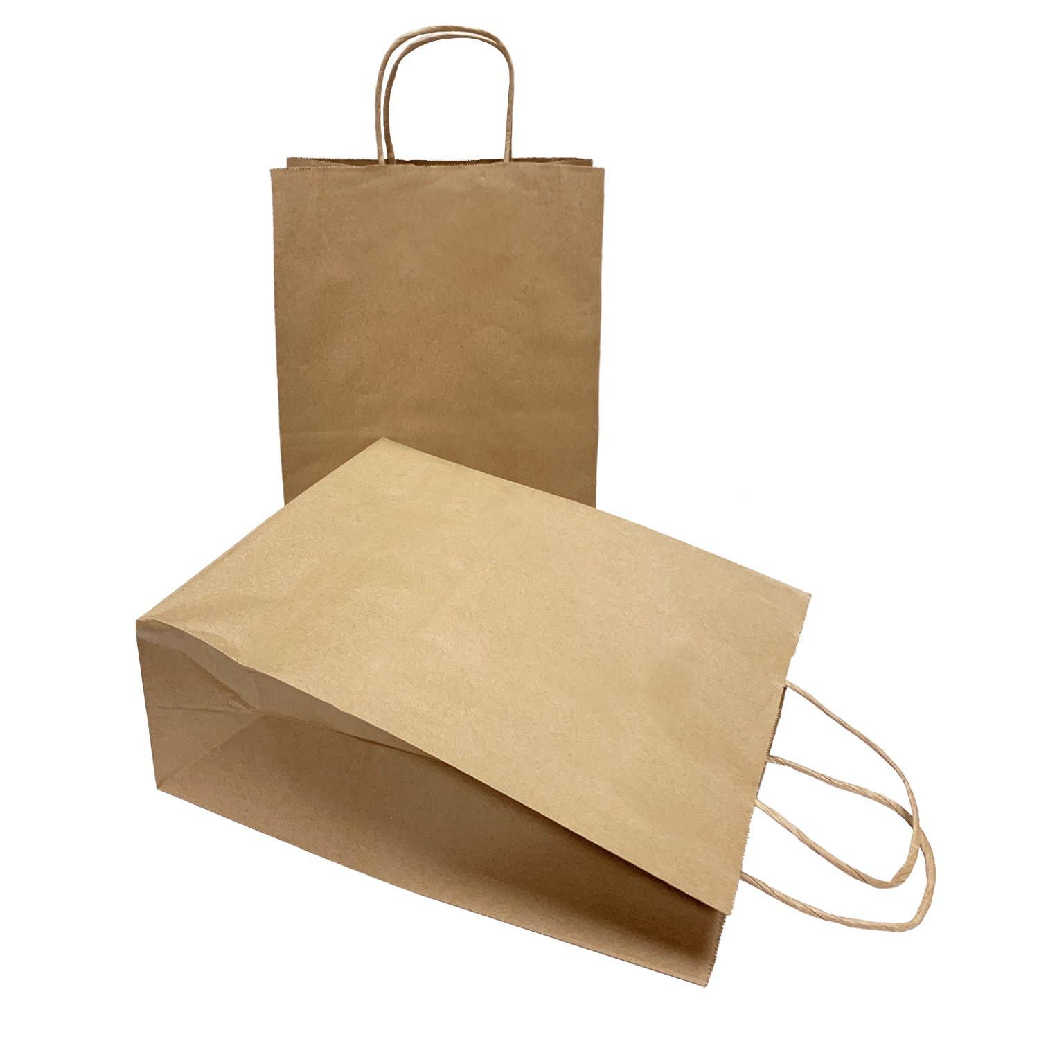Debbie 10x5x13 Kraft Paper Bag Twisted Handle: 100 bags - $0.43/pc