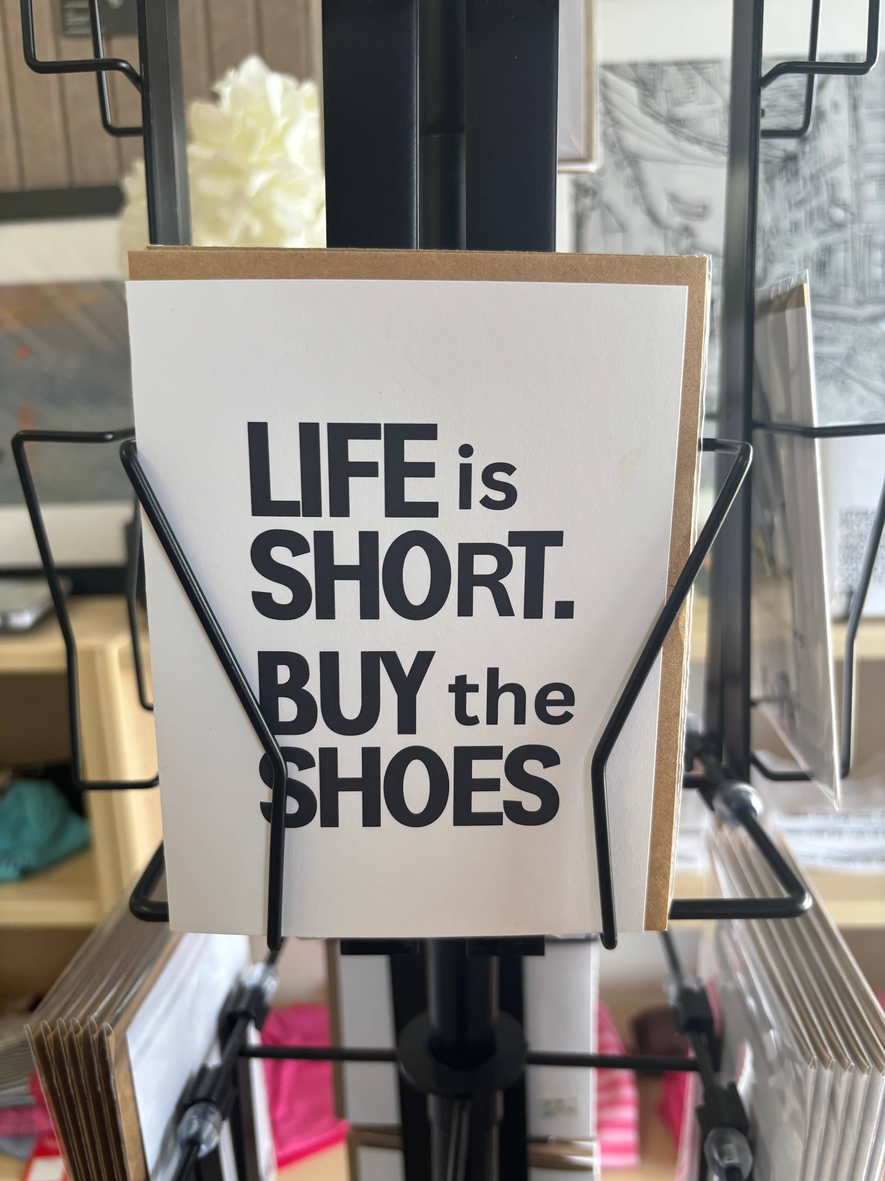 Buy the Shoes | Funny Birthday & Just Because Card