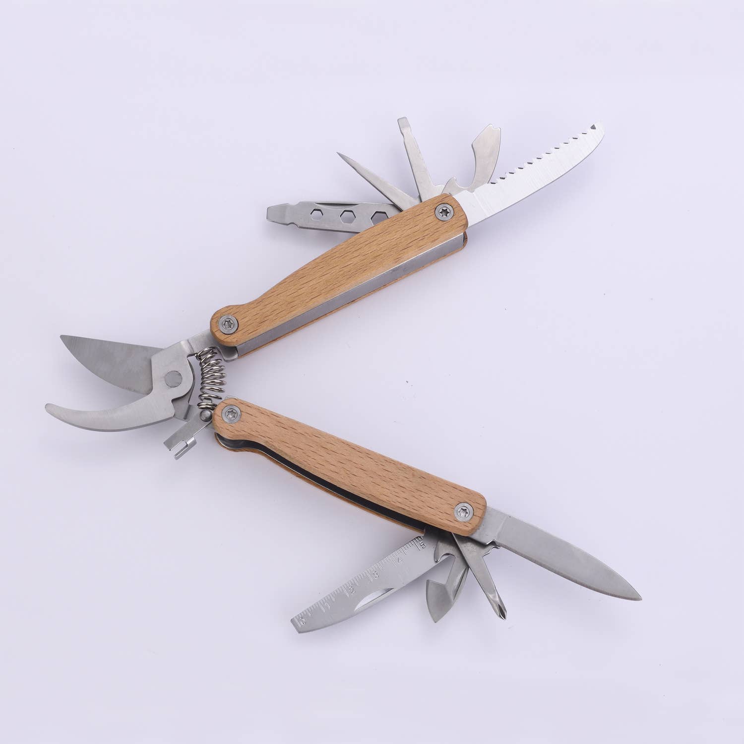 12-in-1 Multifunction Pruner in Beech Wood