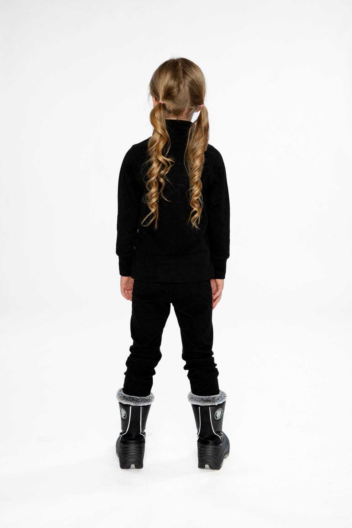 Two Piece Thermal Underwear Black: 3