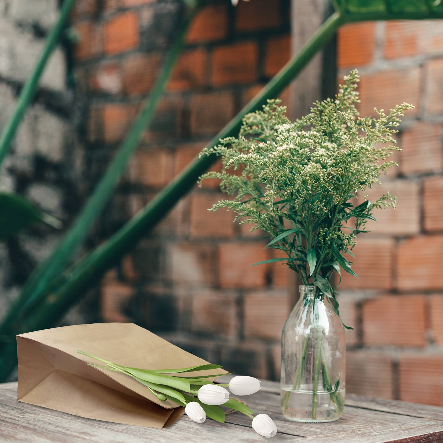 Vogue 16x6x12 inches Kraft Paper Bag Twisted Handles: 250 bags - $0.4/pc