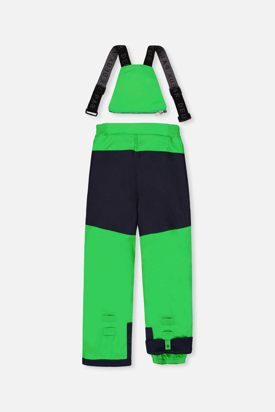 Two Piece Play Snowsuit Royal Blue And Green Colorblock: 6