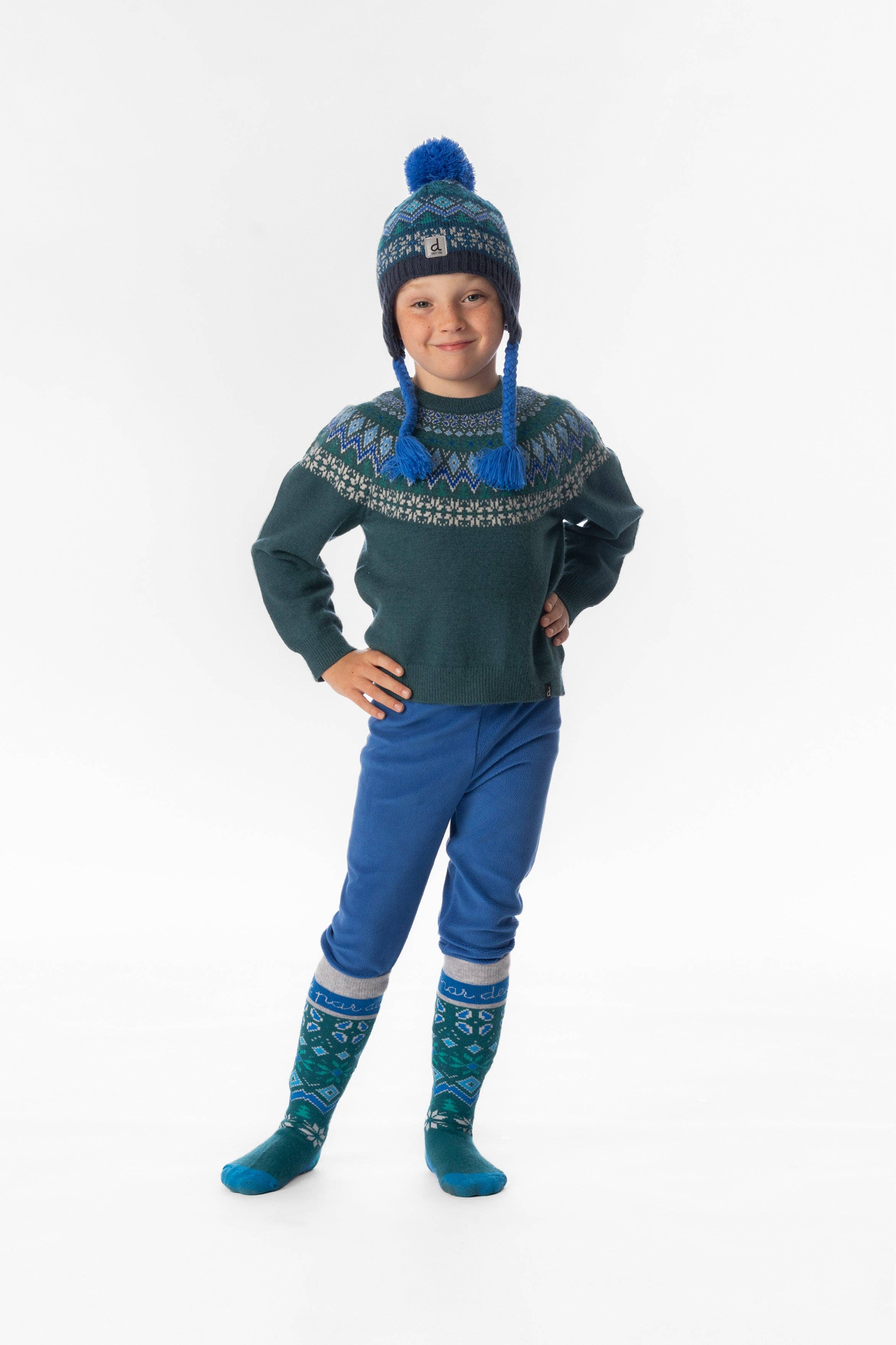 Thermal Underwear Leggings Blue: 3