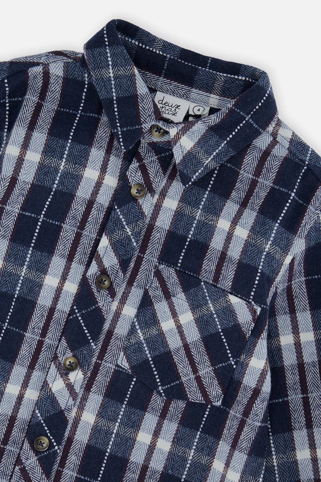 Flannel Shirt Blue And White Plaid: 7