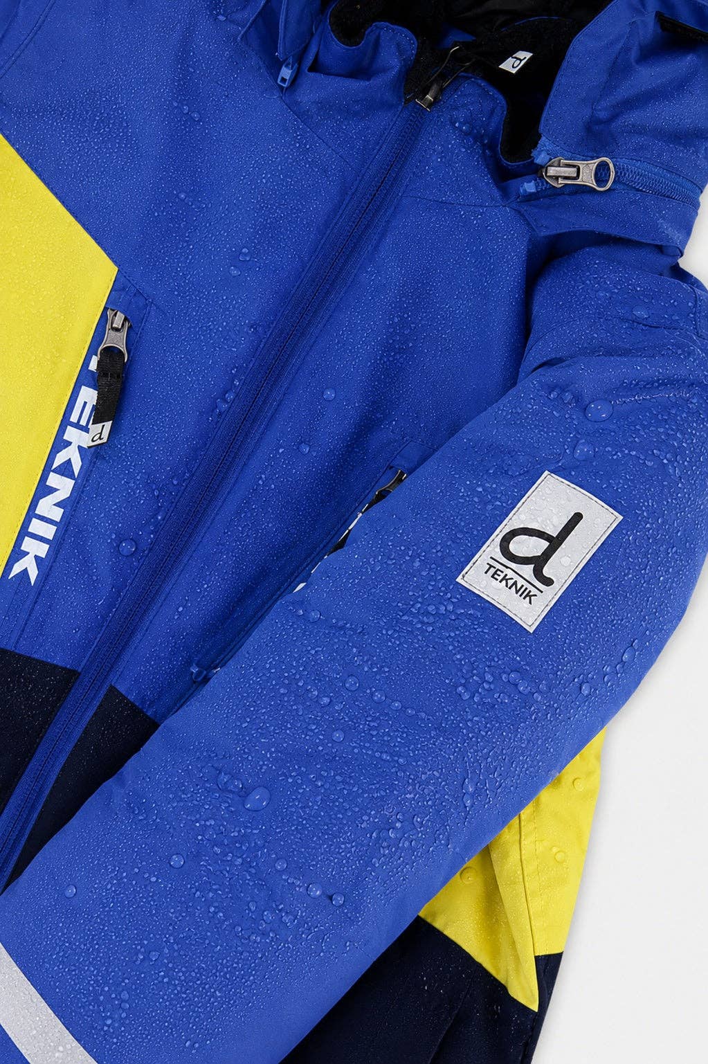 Two Piece Teknik Snowsuit Royal Blue And Yellow: 4