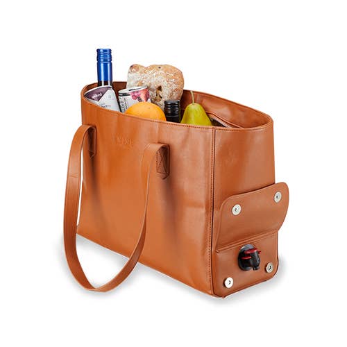 Insulated Wine Tote w/ Spout by Twine Living