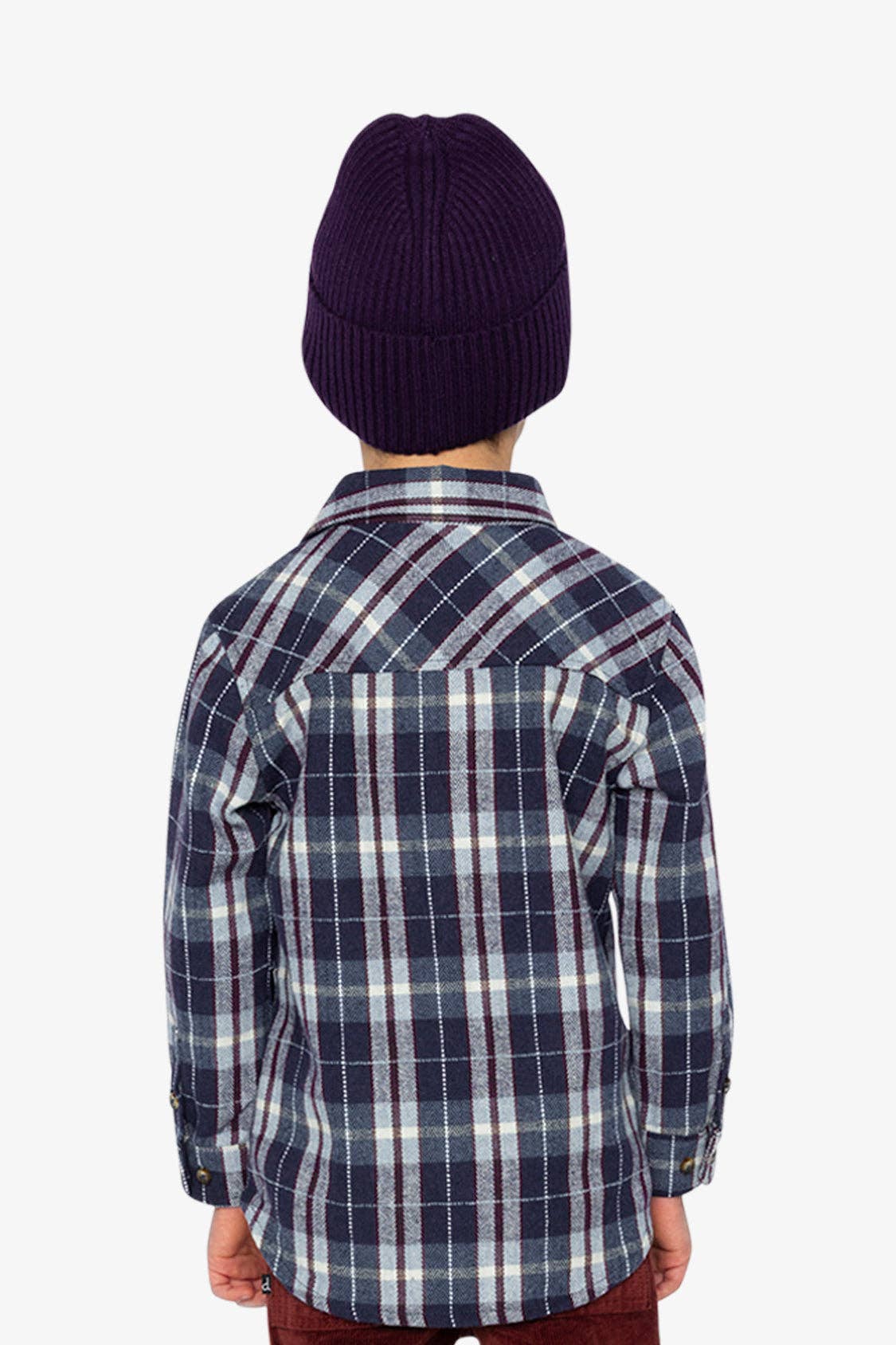 Flannel Shirt Blue And White Plaid: 7