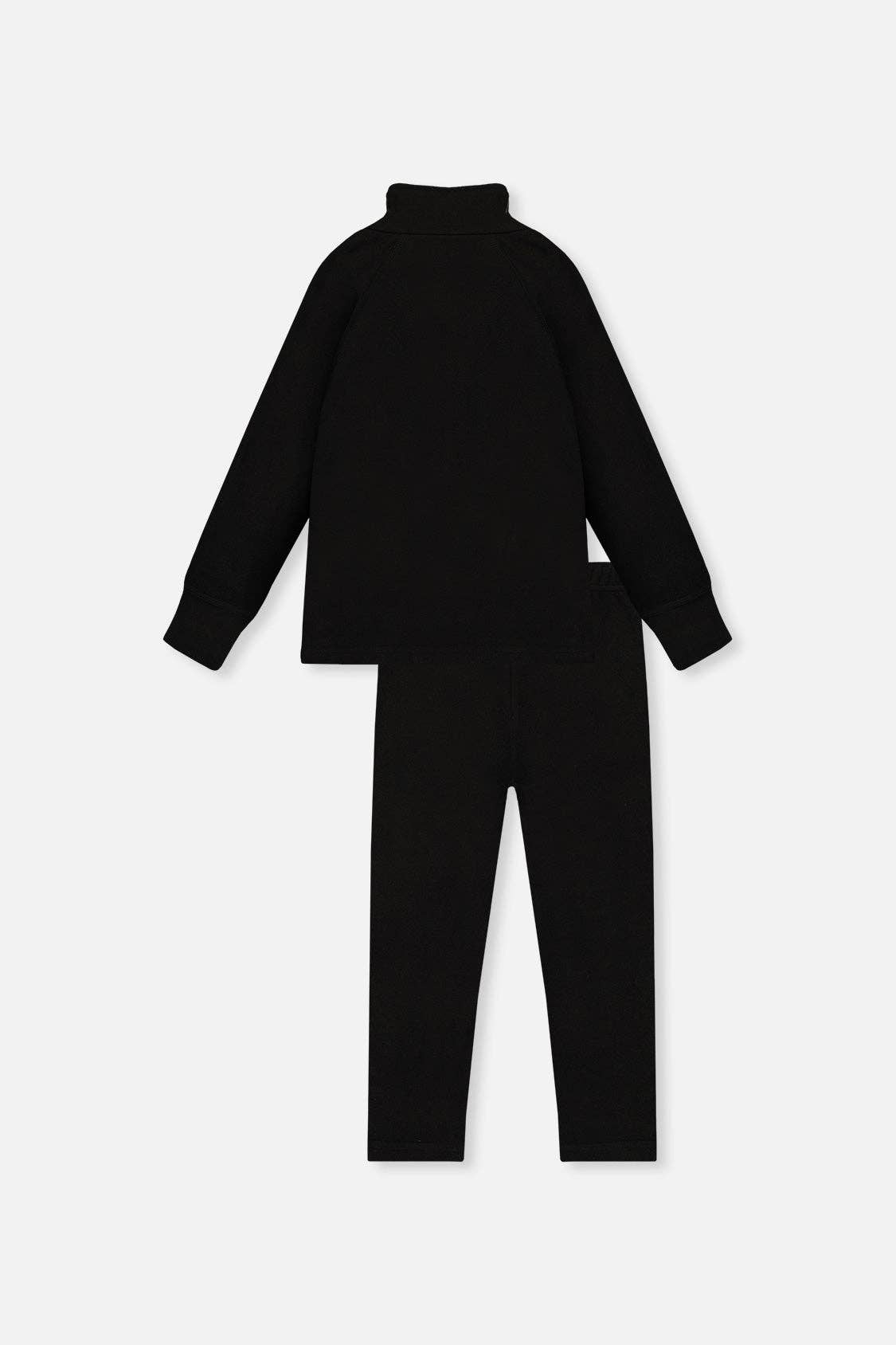 Two Piece Thermal Underwear Black: 7