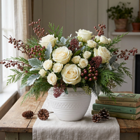 Soft Neutral Designer’s Choice Vase Arrangement