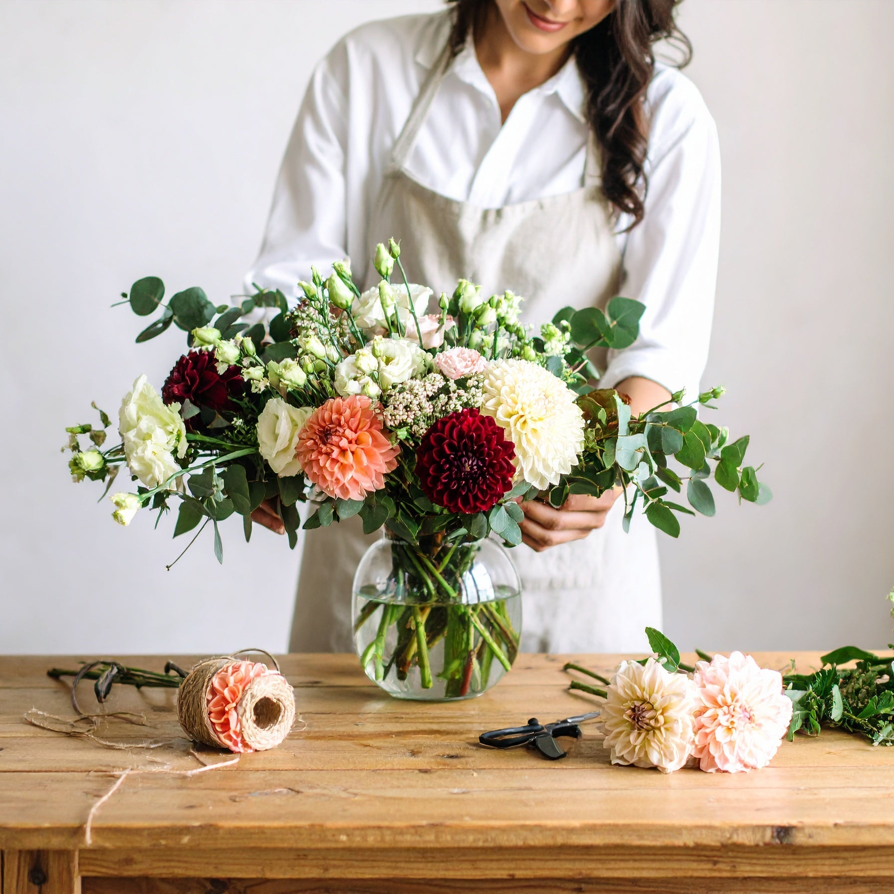 The Creemore Flower Company Market Arrangement Dahlias