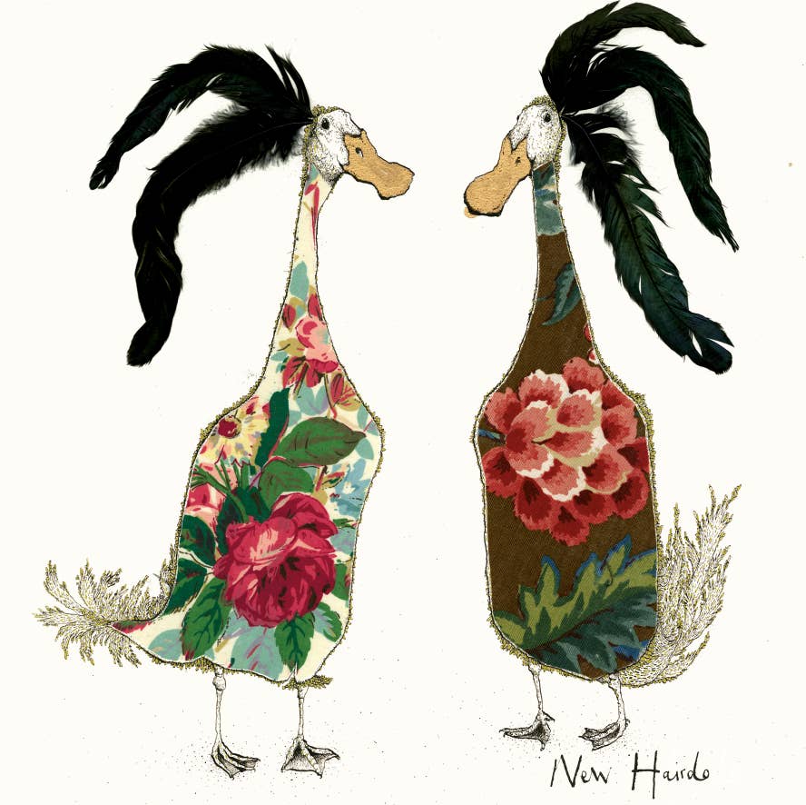 New Hairdo Duck Card