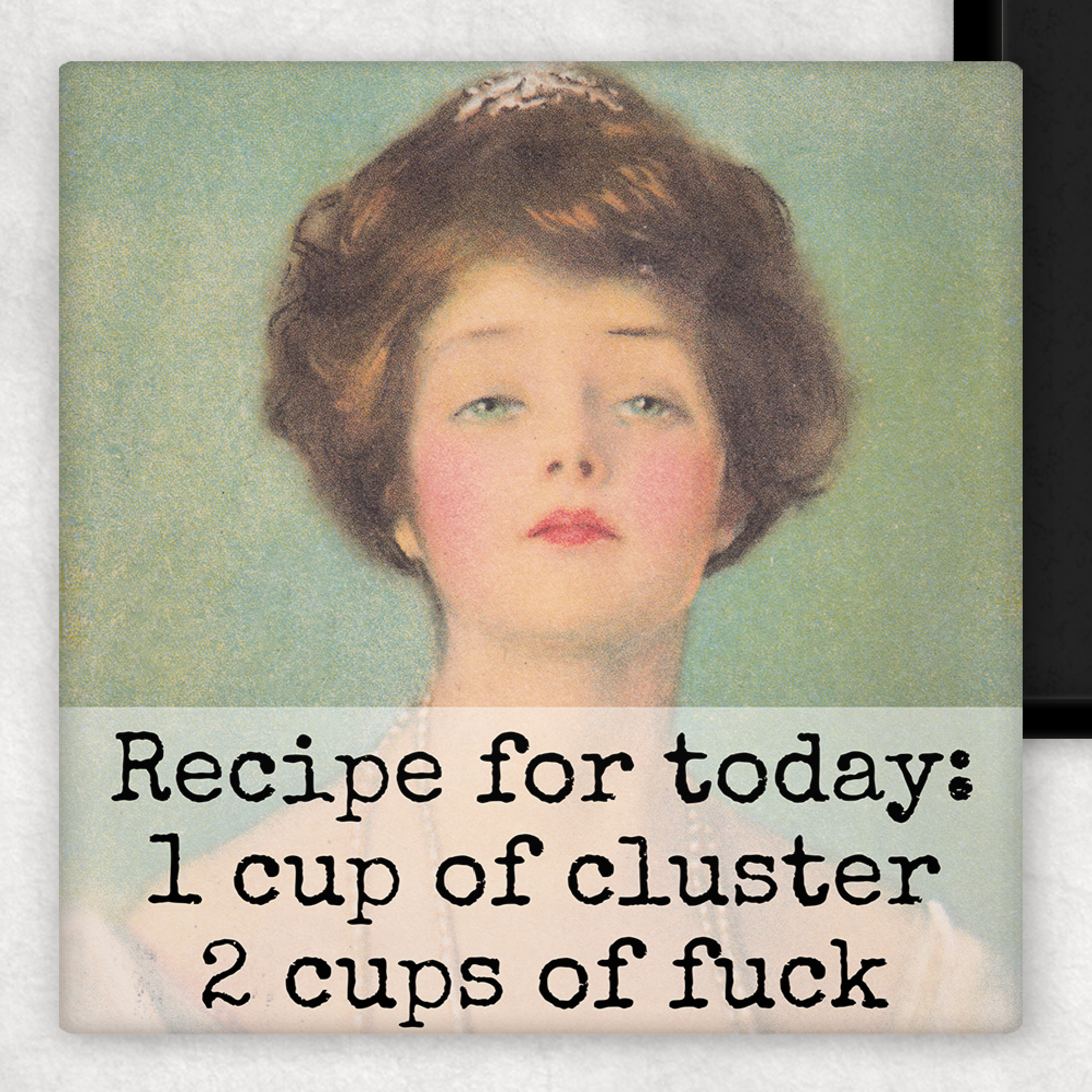 Funny Magnet. Recipe For Today: Cluster Fuck.