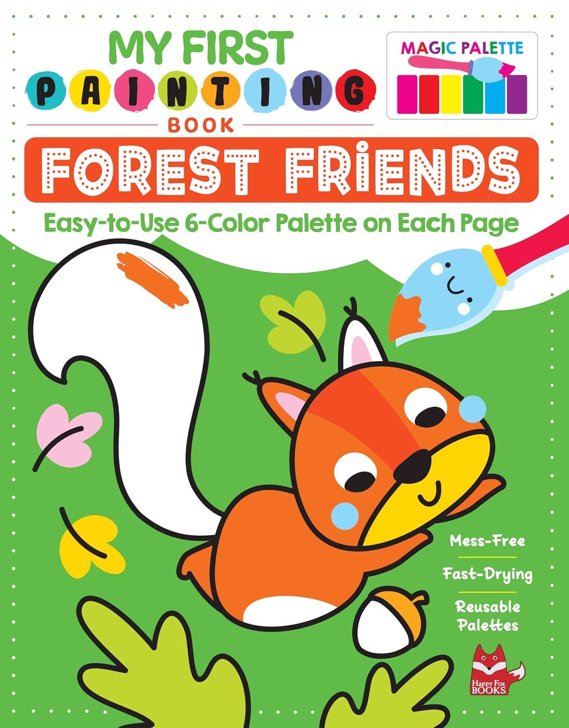 My First Painting Book: Forest Friends - Includes Paintbrush