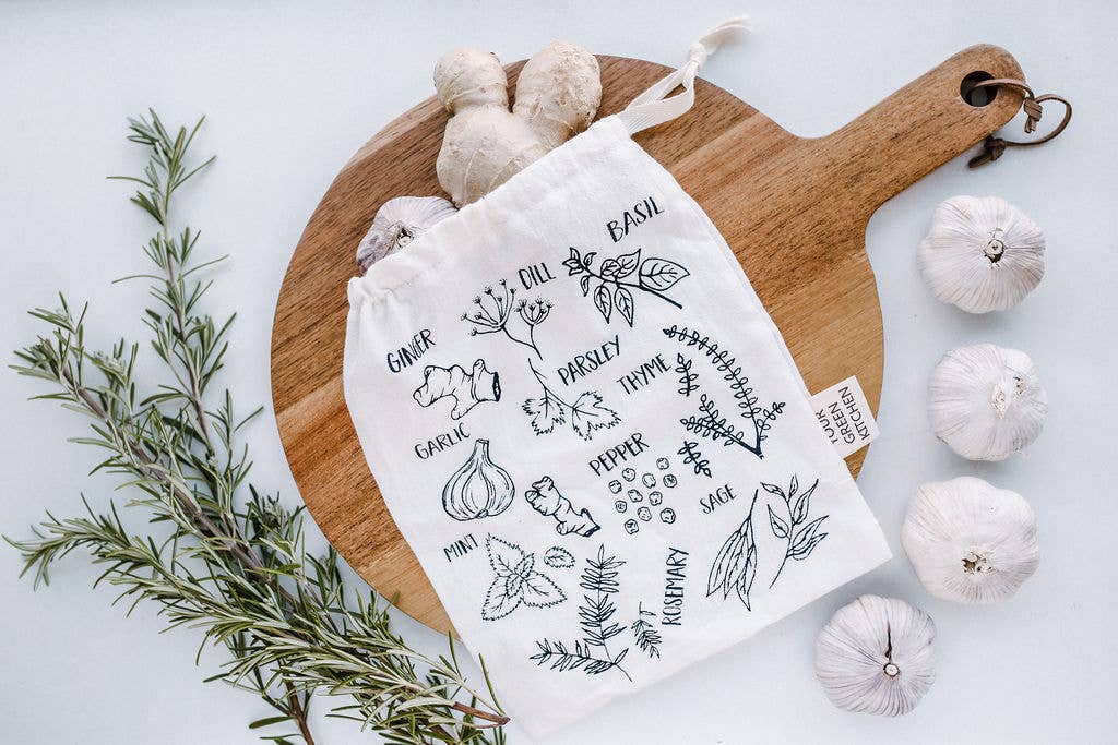 Reusable produce bag - Small herb produce bag