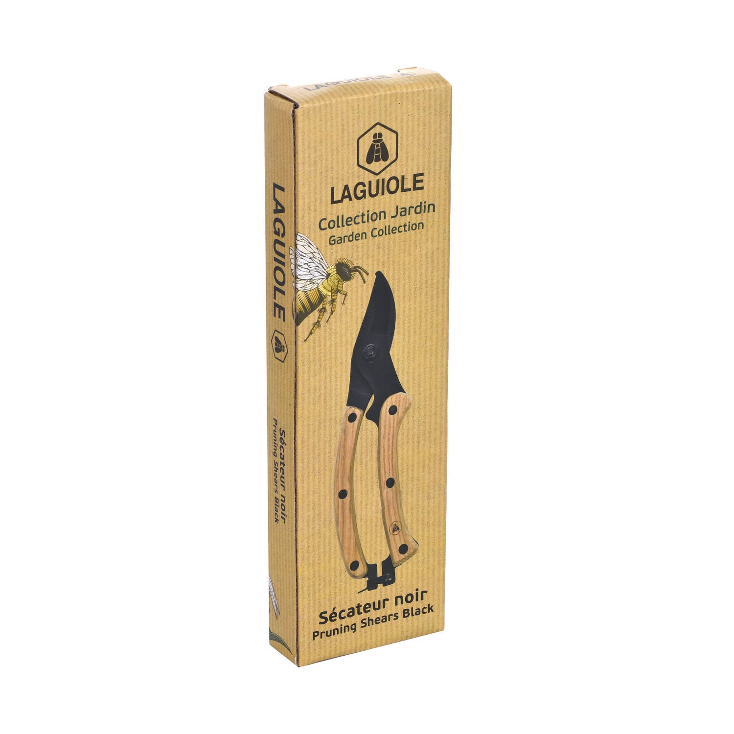 LAGUIOLE, Black and Wood Pruner, Lightweight