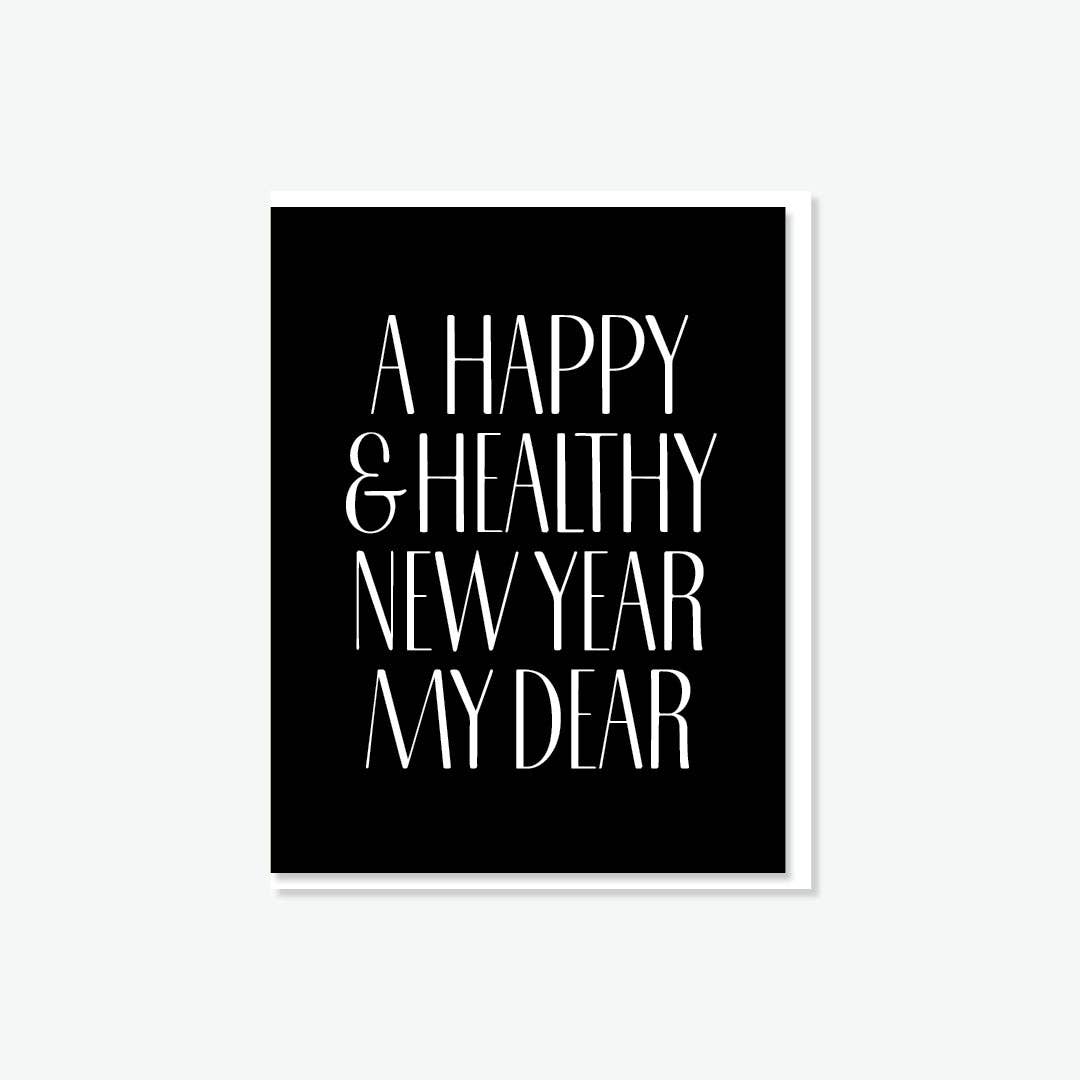 Happy & Healthy New Year Card