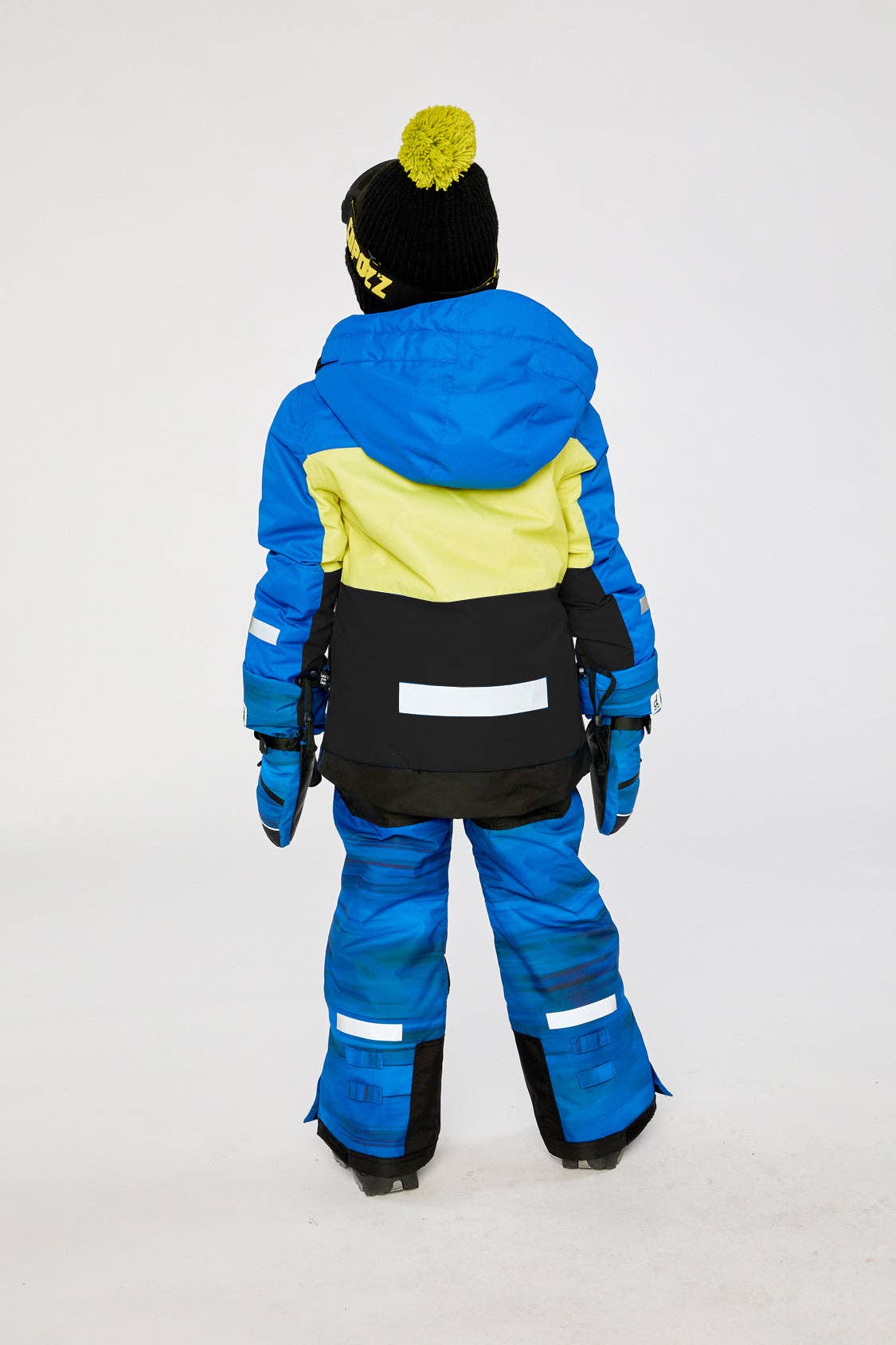 Two Piece Teknik Snowsuit Royal Blue And Yellow: 4