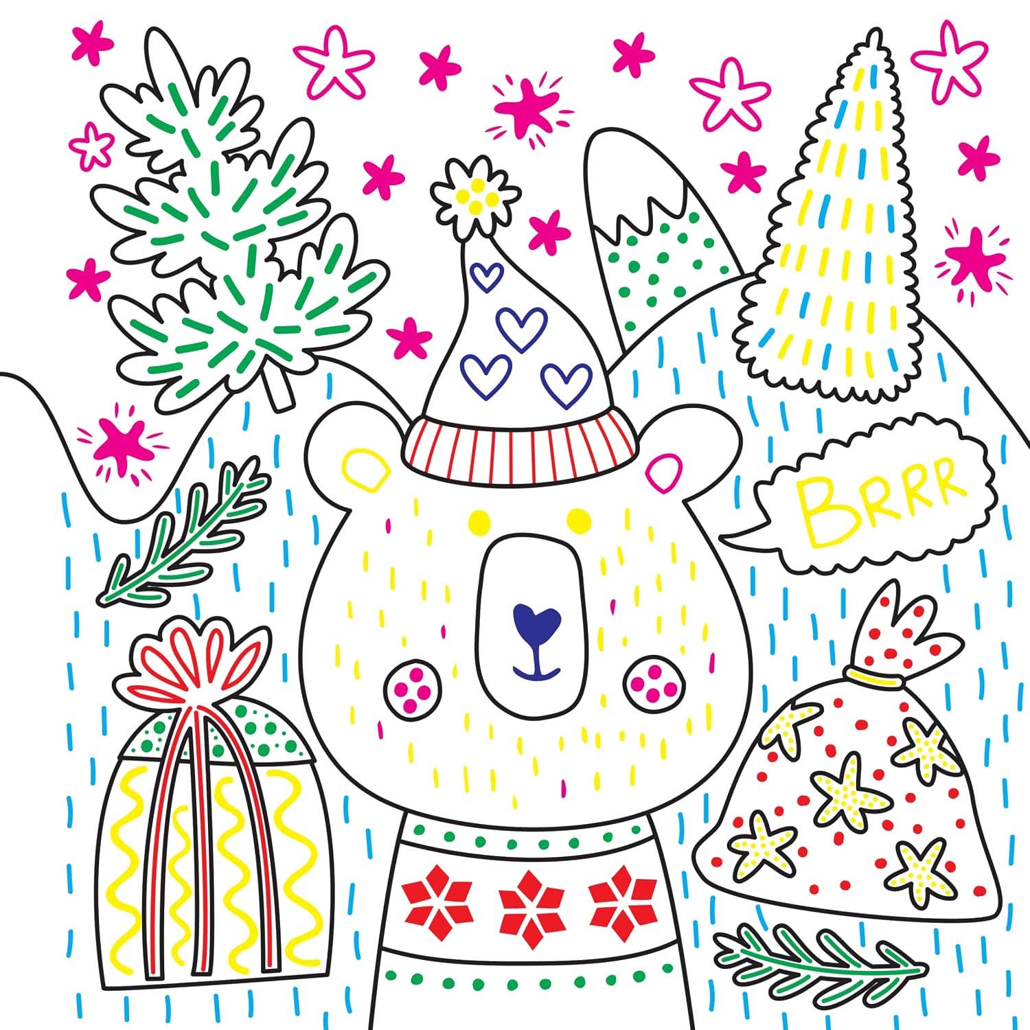 Easy and Fun Paint Magic with Water: Christmas