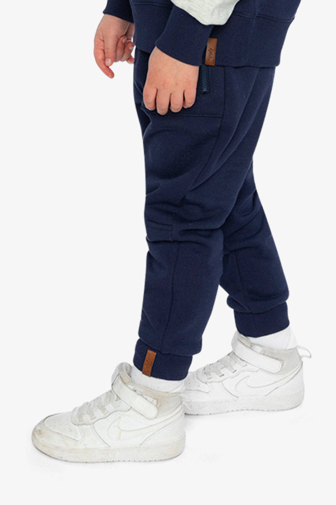 Fleece Sweatpants With Pockets Dark Blue: 6