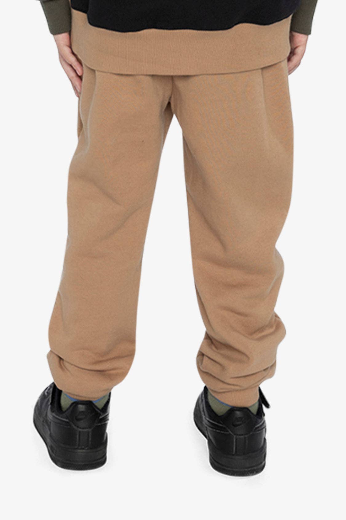 Fleece Sweatpants With Pockets Brown Tannin: 4