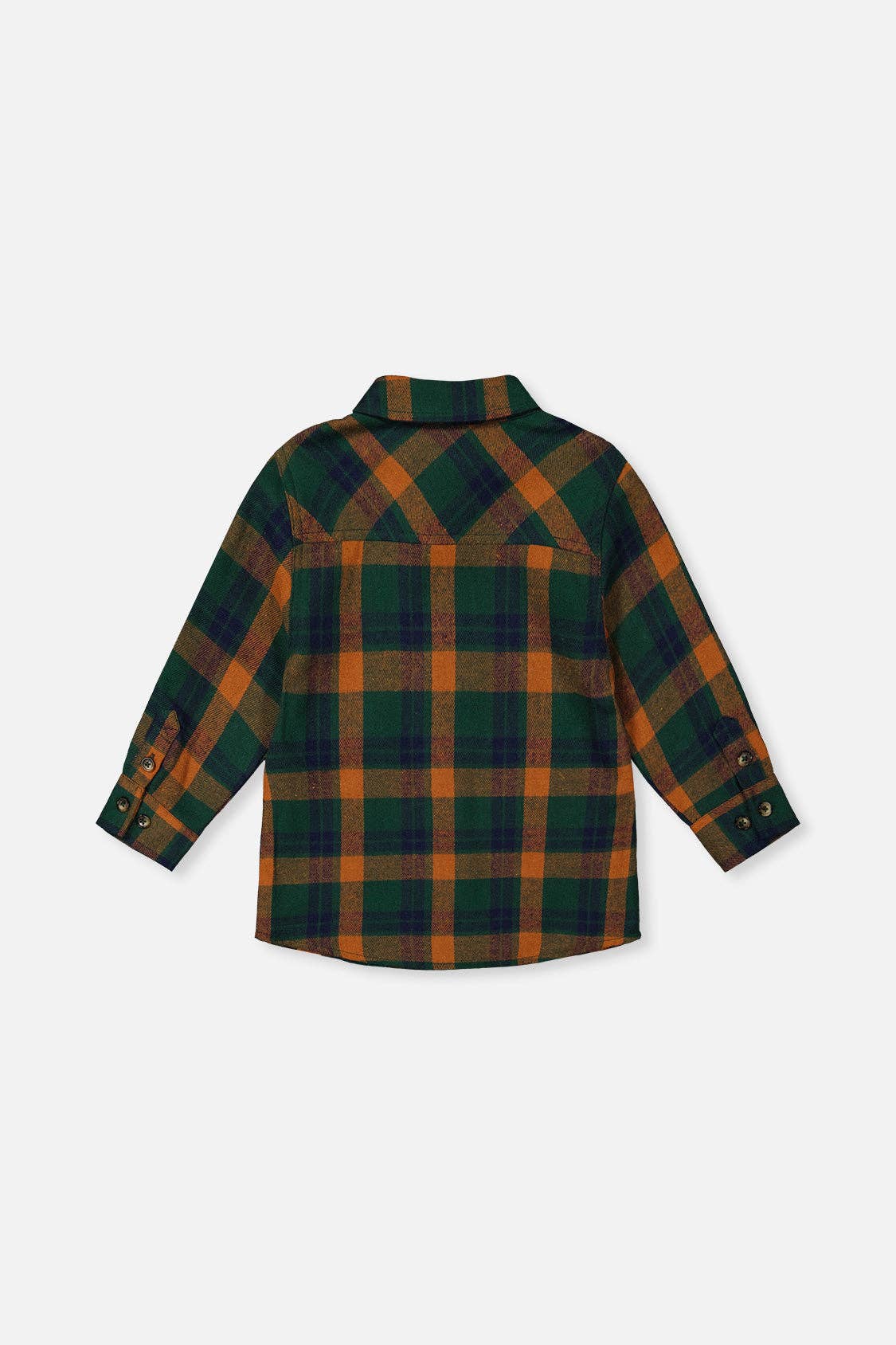 Plaid Shirt Orange, Blue And Green: 7