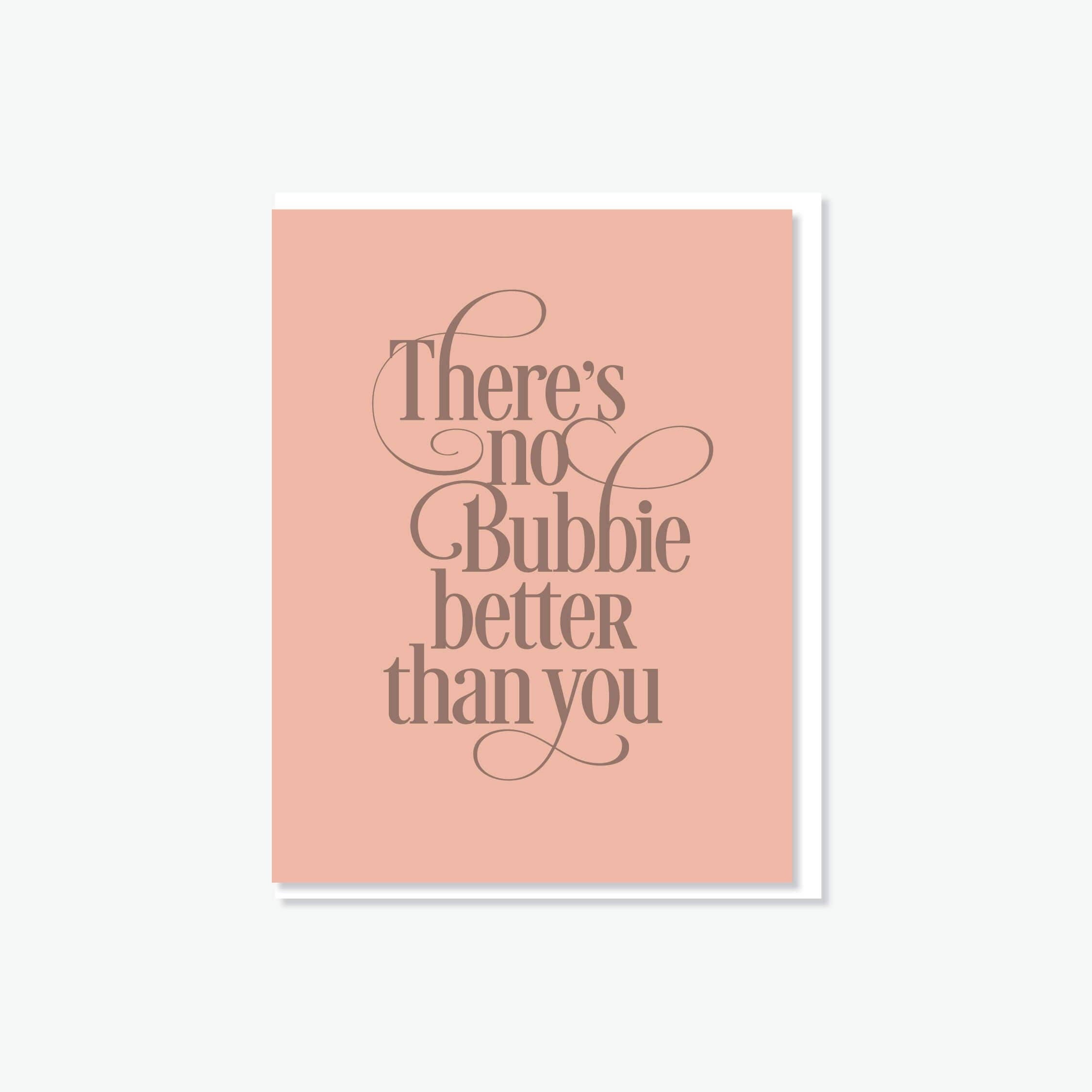 No Bubbie Better #2 Card