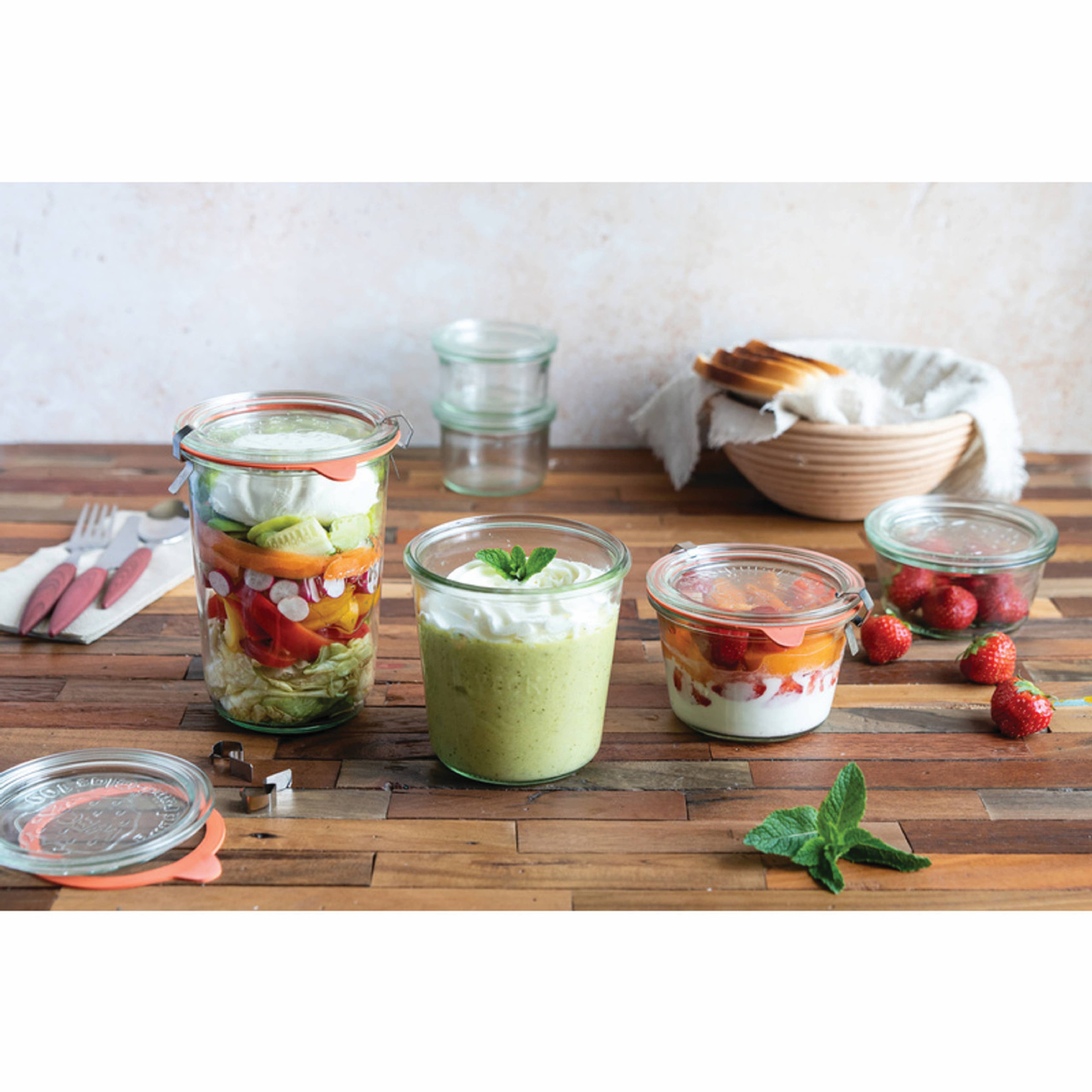 WECK® Mold Glass Jar Short 290ml: Jars & All Accessories