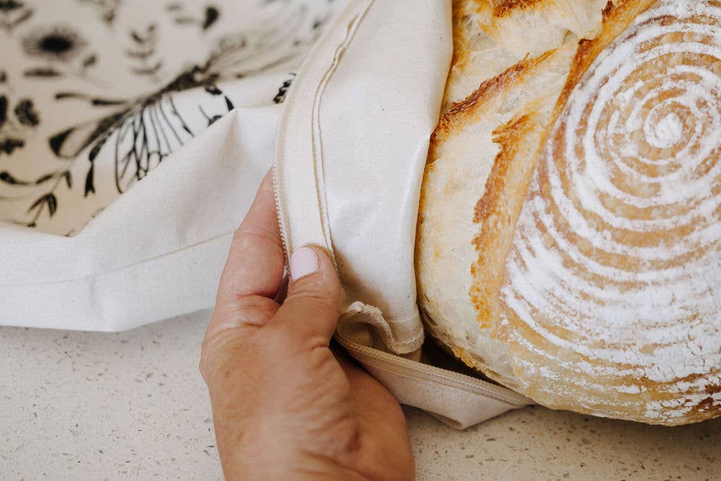 Bread Bag Storage / Bee / Lined Bag