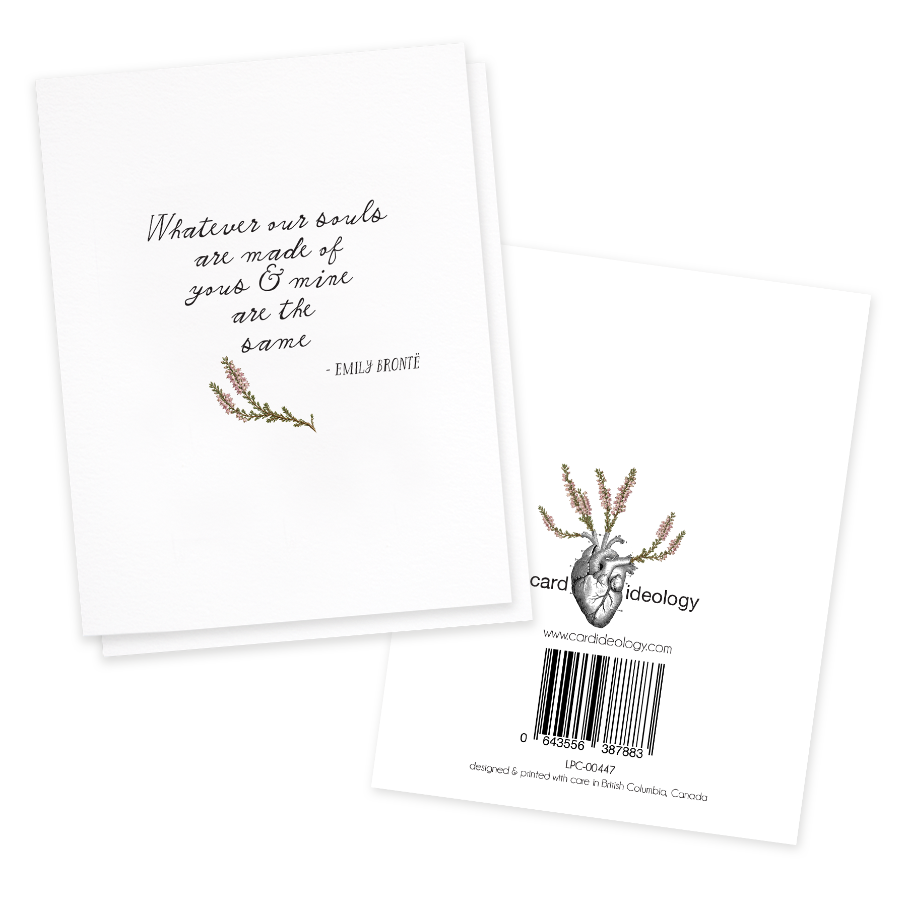 Whatever Our Souls Are Made Of, Wuthering Heights Love Card