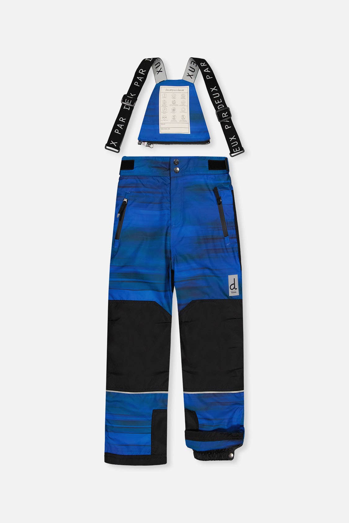 Two Piece Teknik Snowsuit Royal Blue And Yellow: 4