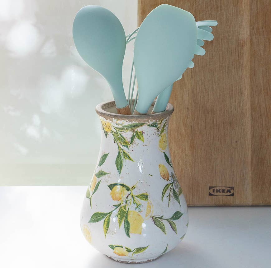 Lemon Ceramic Vase, Large
