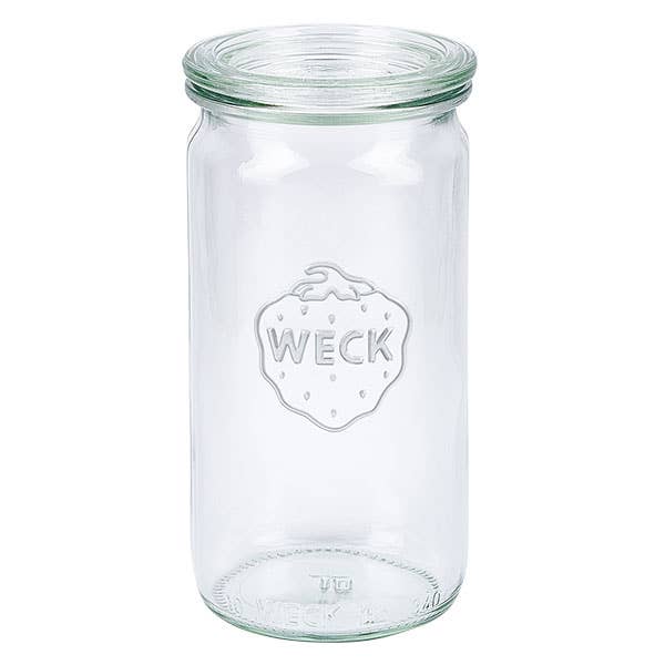 WECK® Cylindrical Glass Jar 340ml: Jars & All Accessories