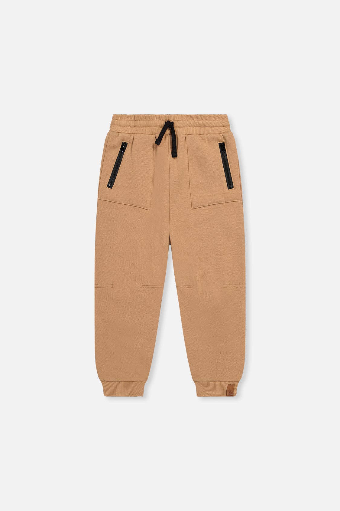 Fleece Sweatpants With Pockets Brown Tannin: 4