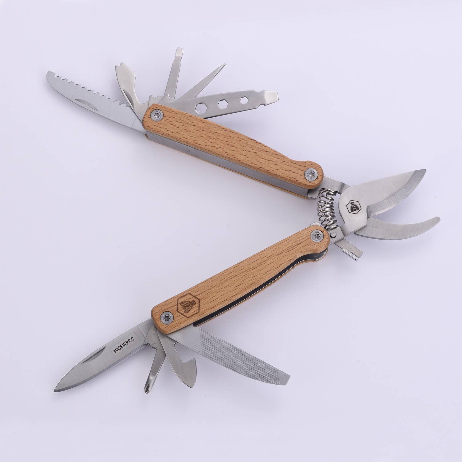 12-in-1 Multifunction Pruner in Beech Wood