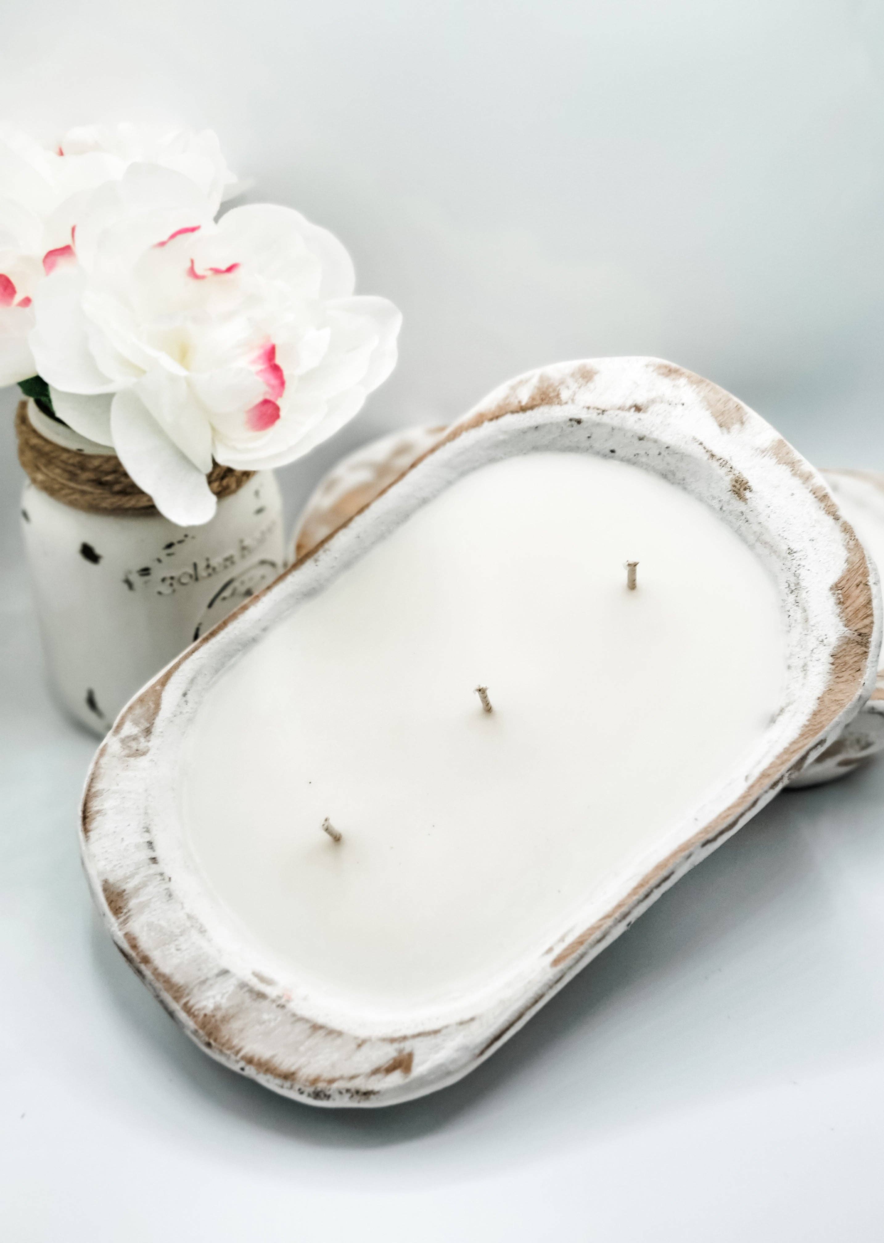 Dough Bowl Candle - Refill Kit - 16 oz: Charcoal Tonka