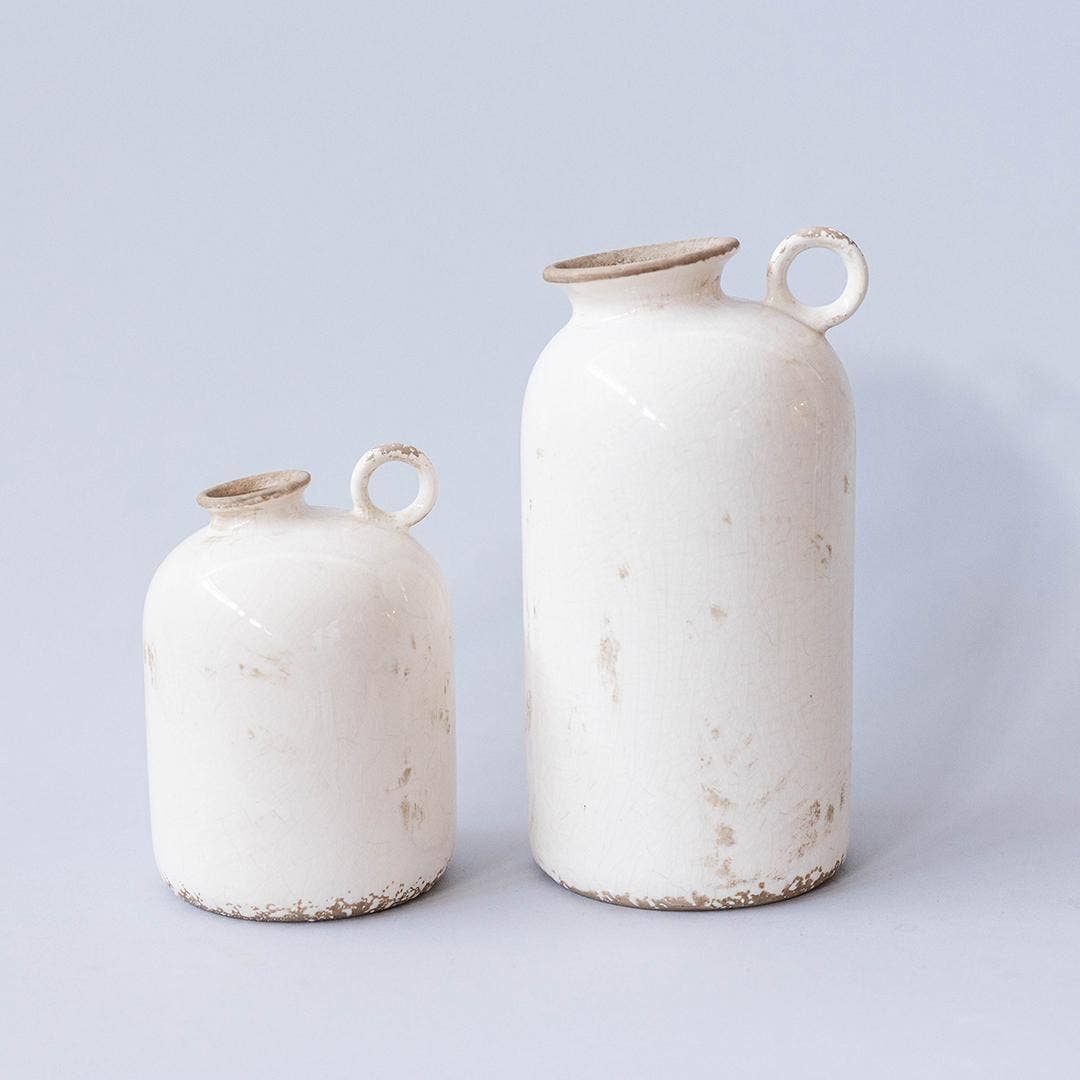 Ceramic Vase with Handle, Small