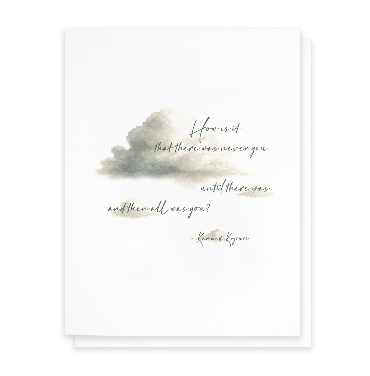Until All Was You, Love Greeting Card