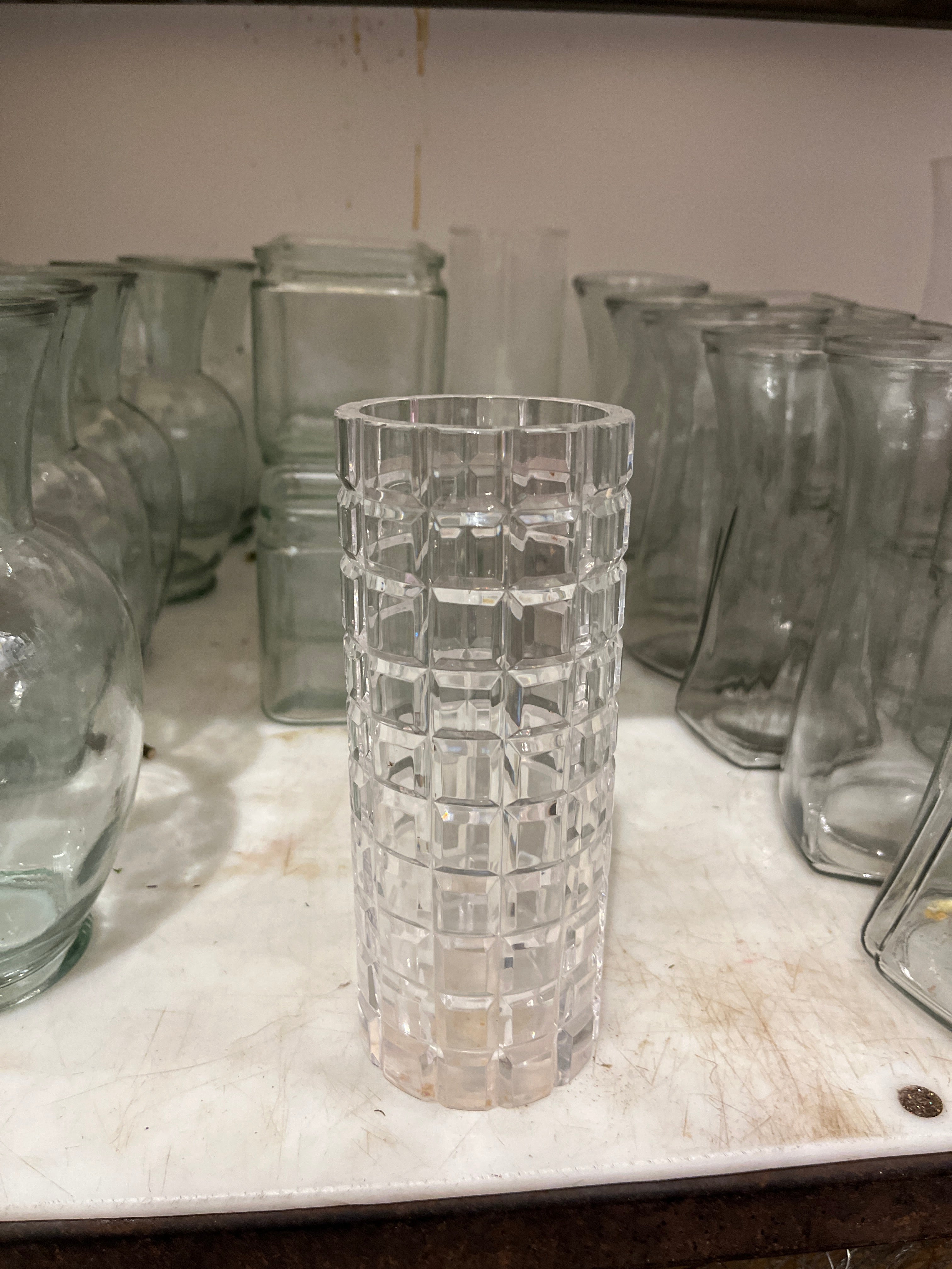 Crystal vase small