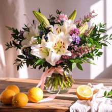 The Creemore Flower Company Market Arrangement with lilies
