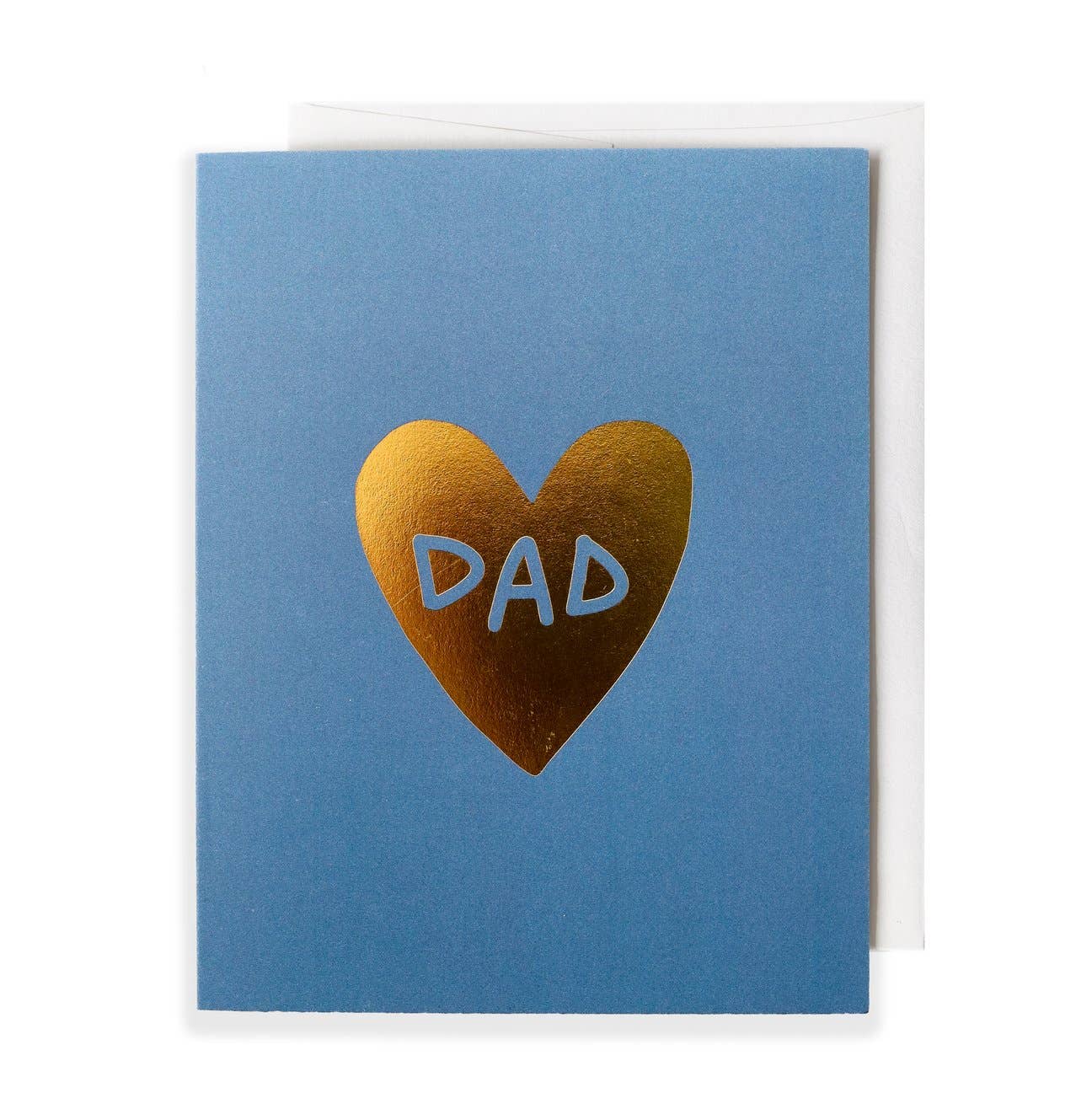 Greeting Card, Dad Gold Heart