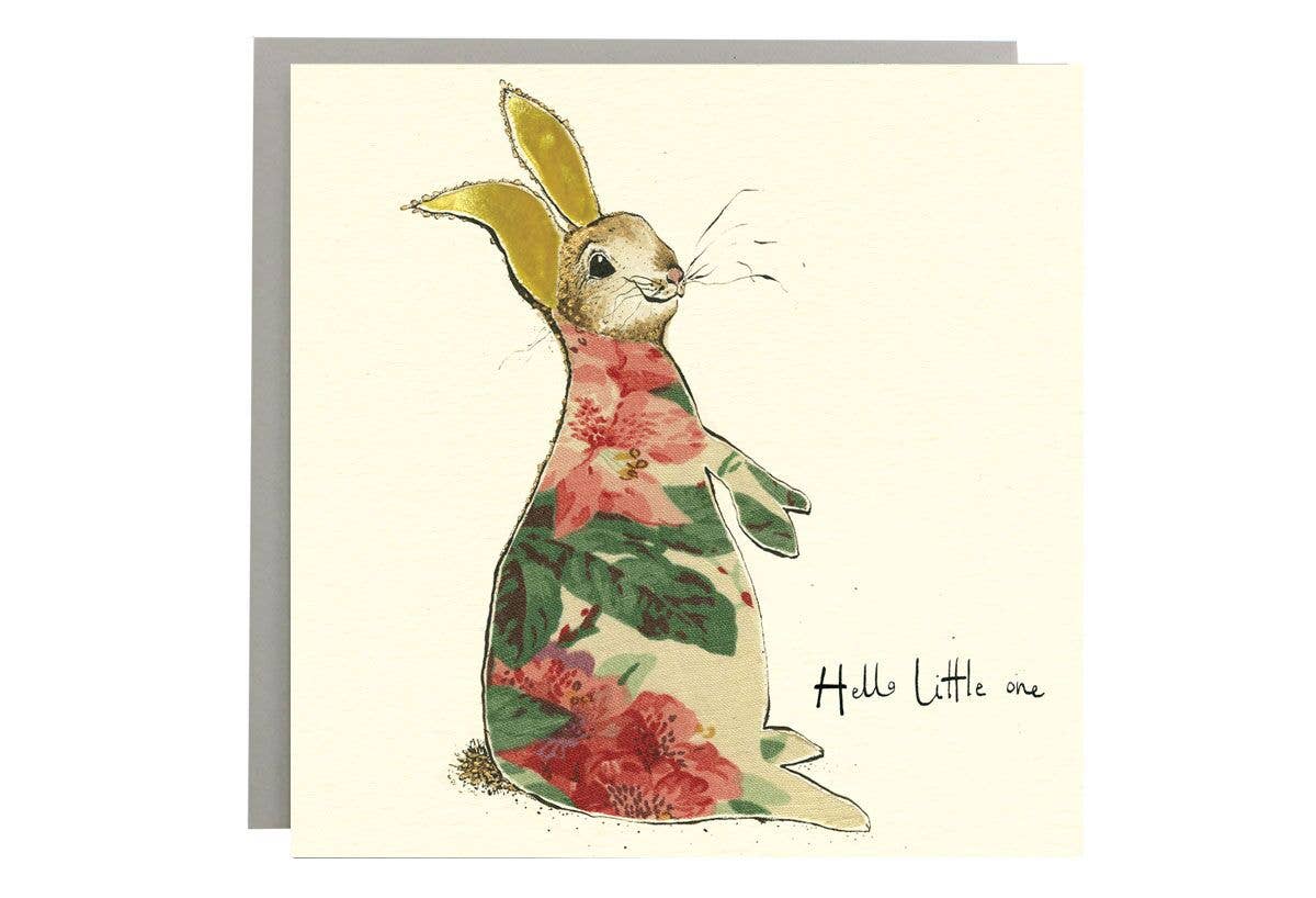 Hello Little One Rabbit Card