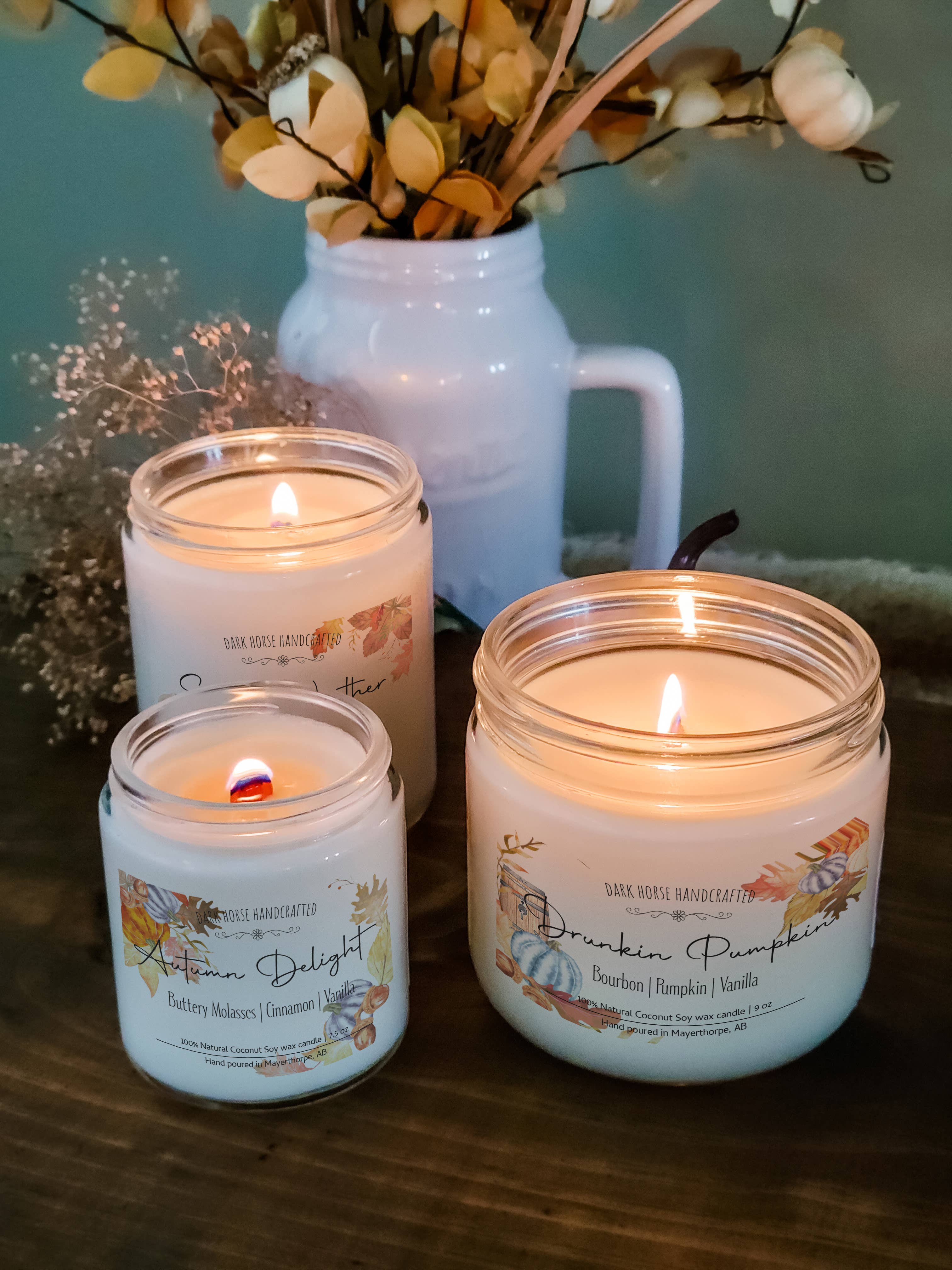 Autumn Delight - Fall season, Natural Coconut Soy Candle
