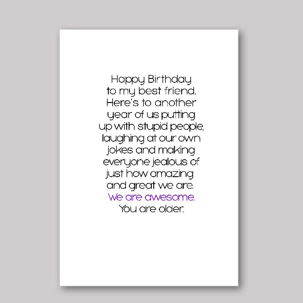 Best Friend Birthday