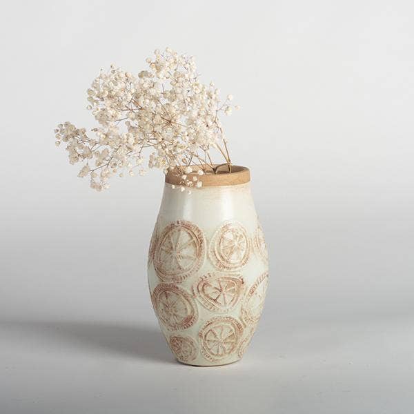 Ceramic Vase With Print