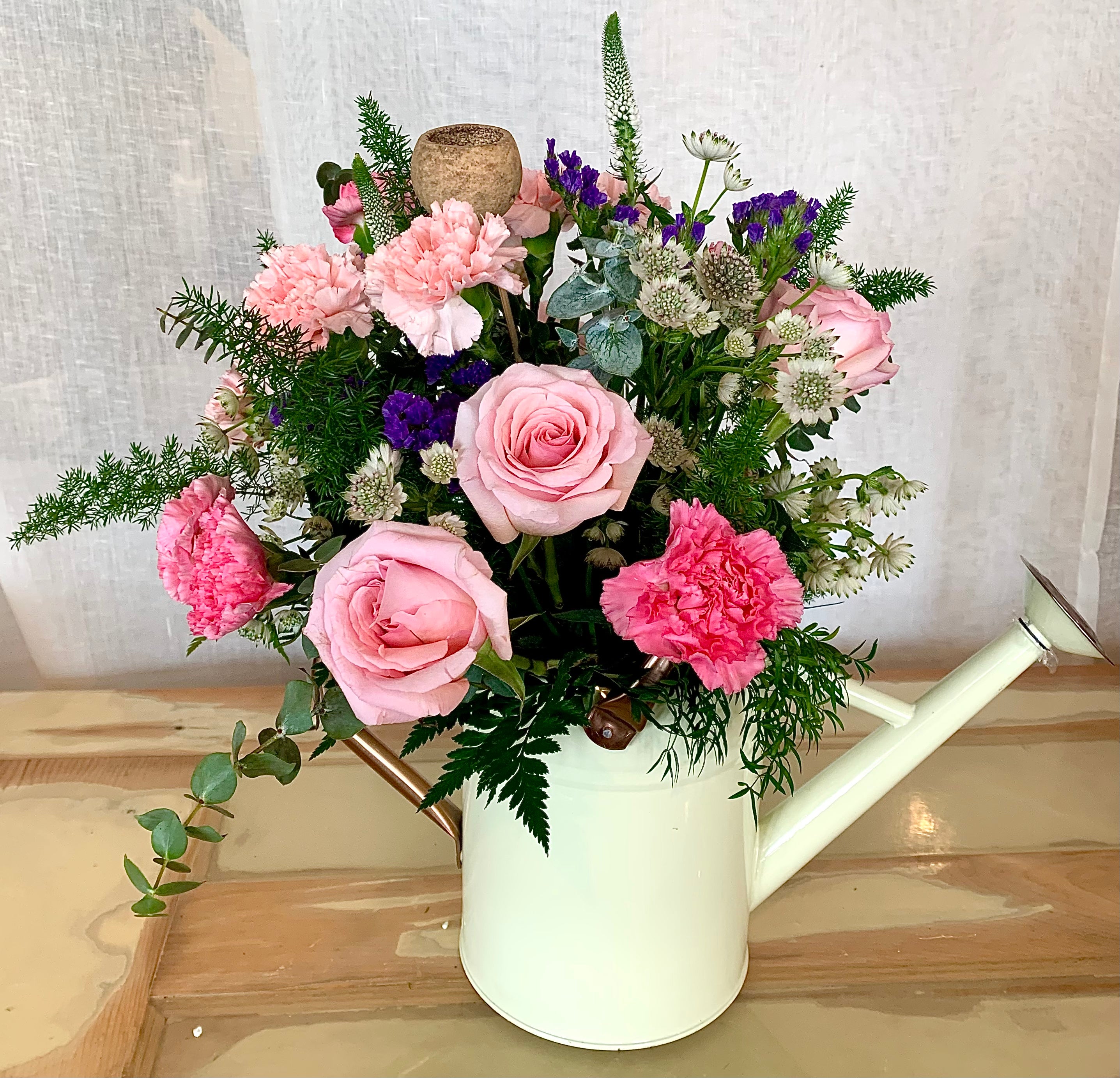 Spring Rose Watering Can