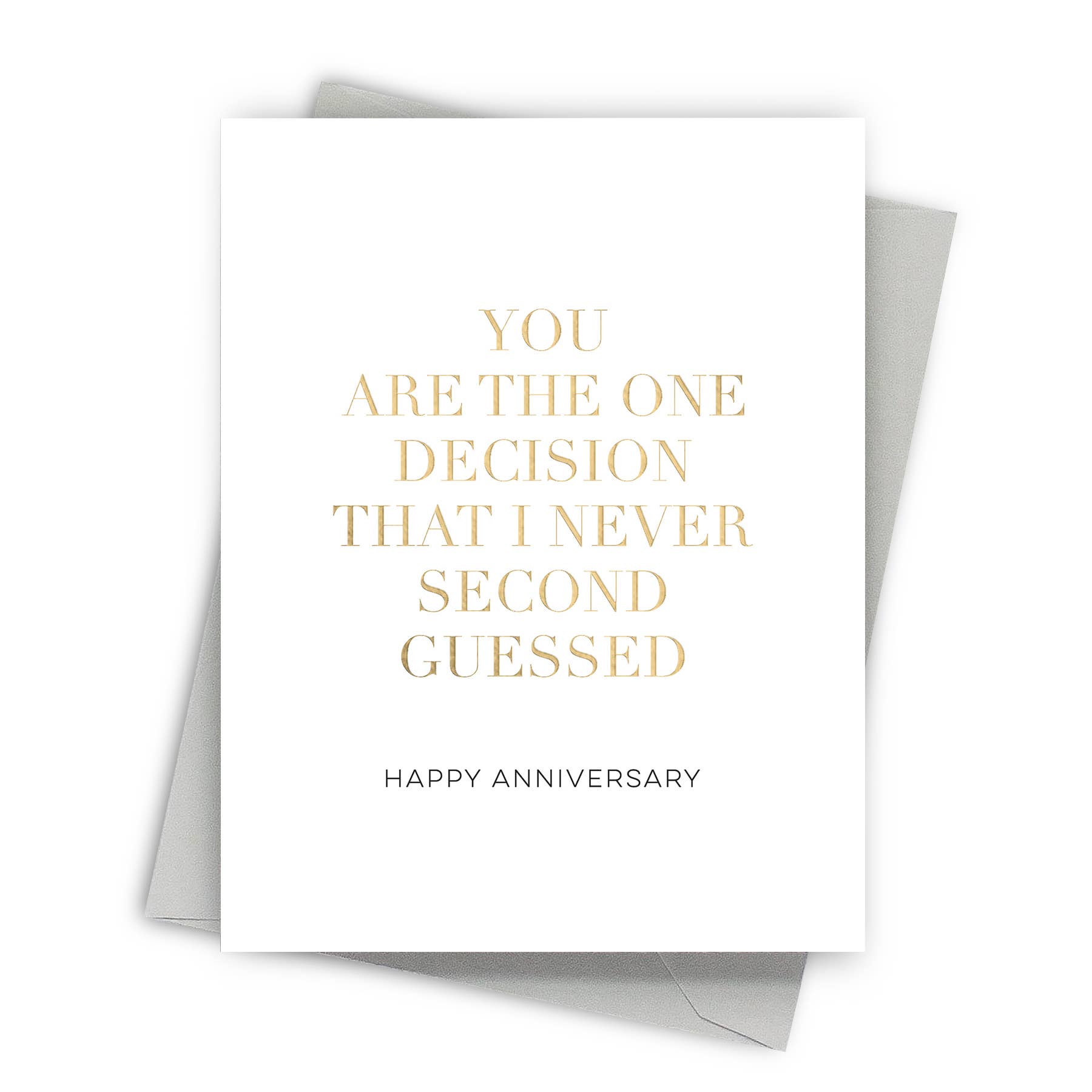 Second Guesses – Sweet Anniversary Card