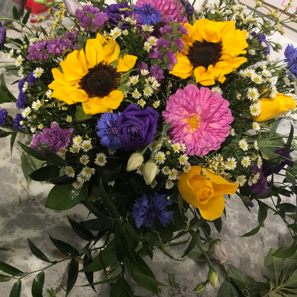 Colourful Designer's Choice Hand Tied Bouquet
